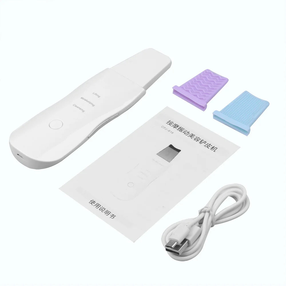 Ultrasonic Facial Skin Scrubber