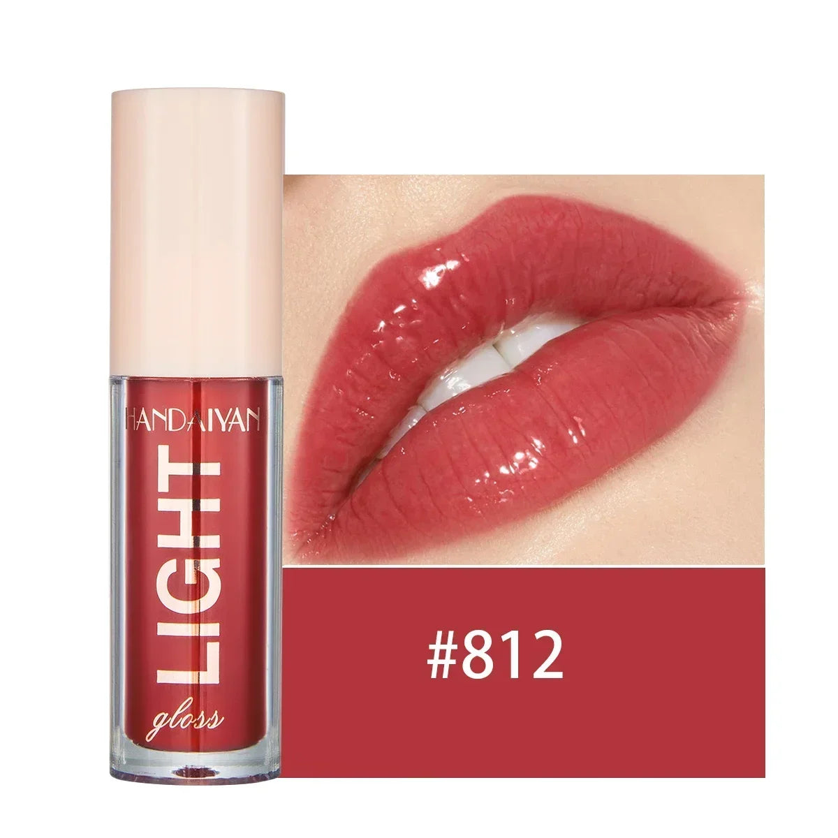 12-Color Mirror Pearl Lip Gloss