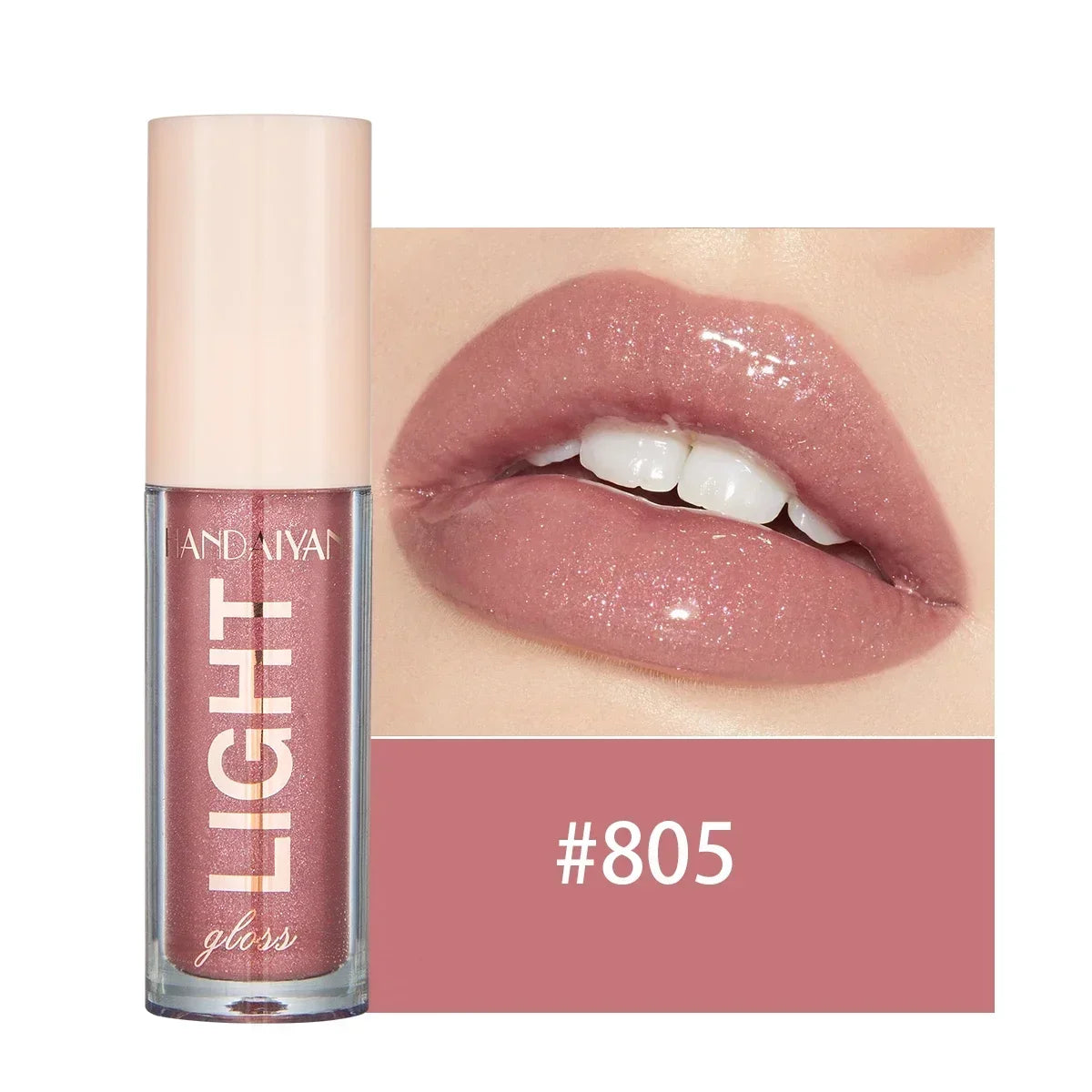 12-Color Mirror Pearl Lip Gloss