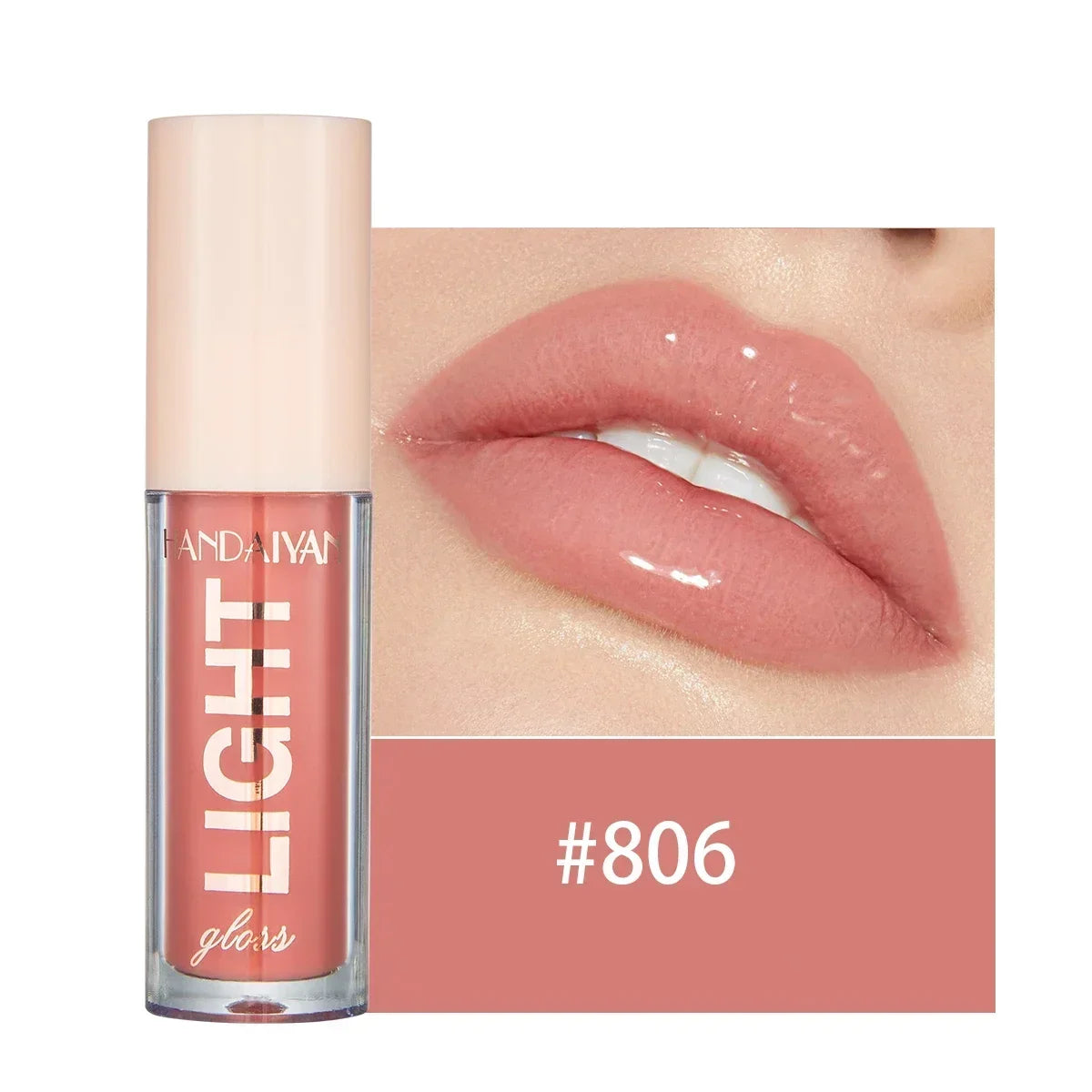 12-Color Mirror Pearl Lip Gloss
