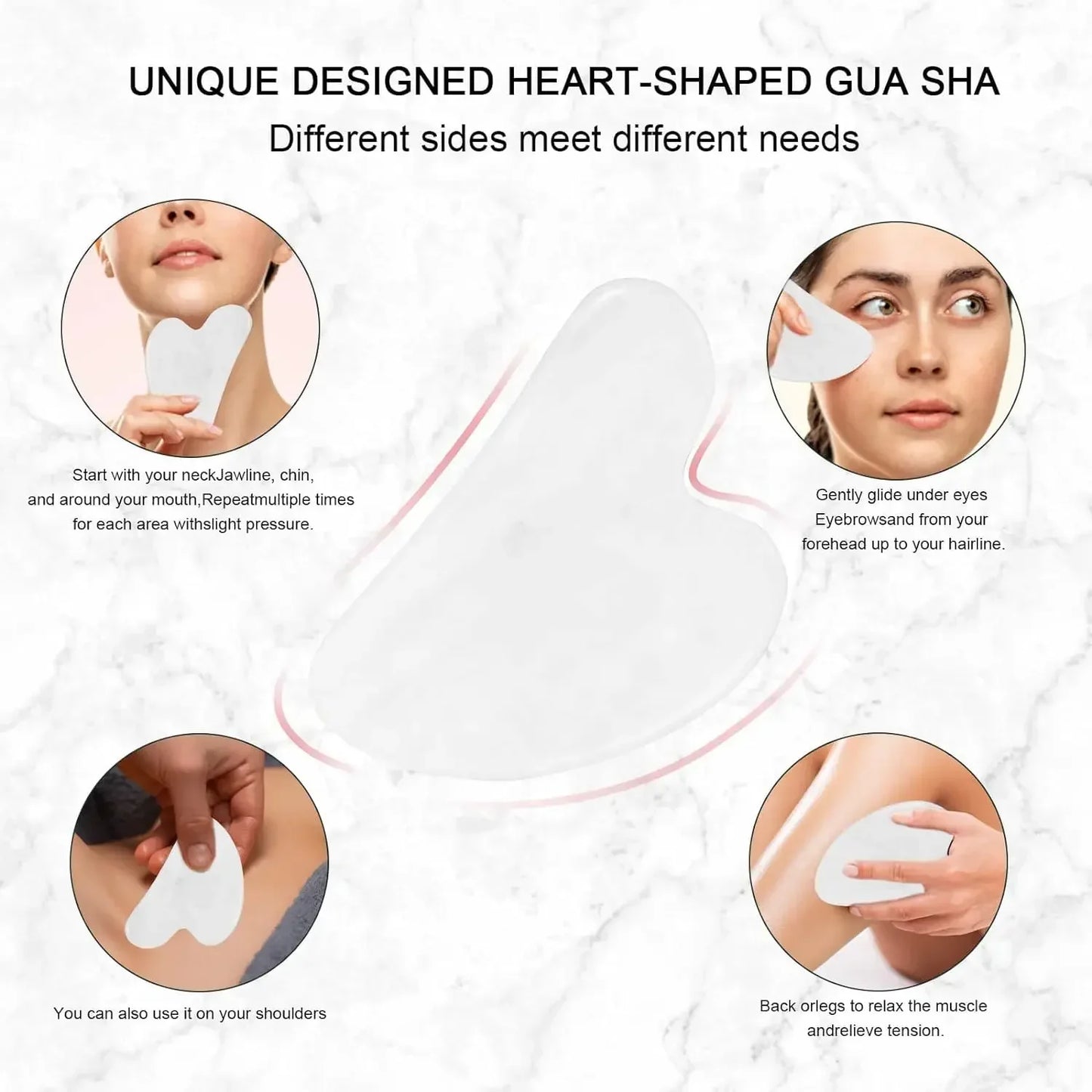 Premium Jade Roller & Gua Sha Set