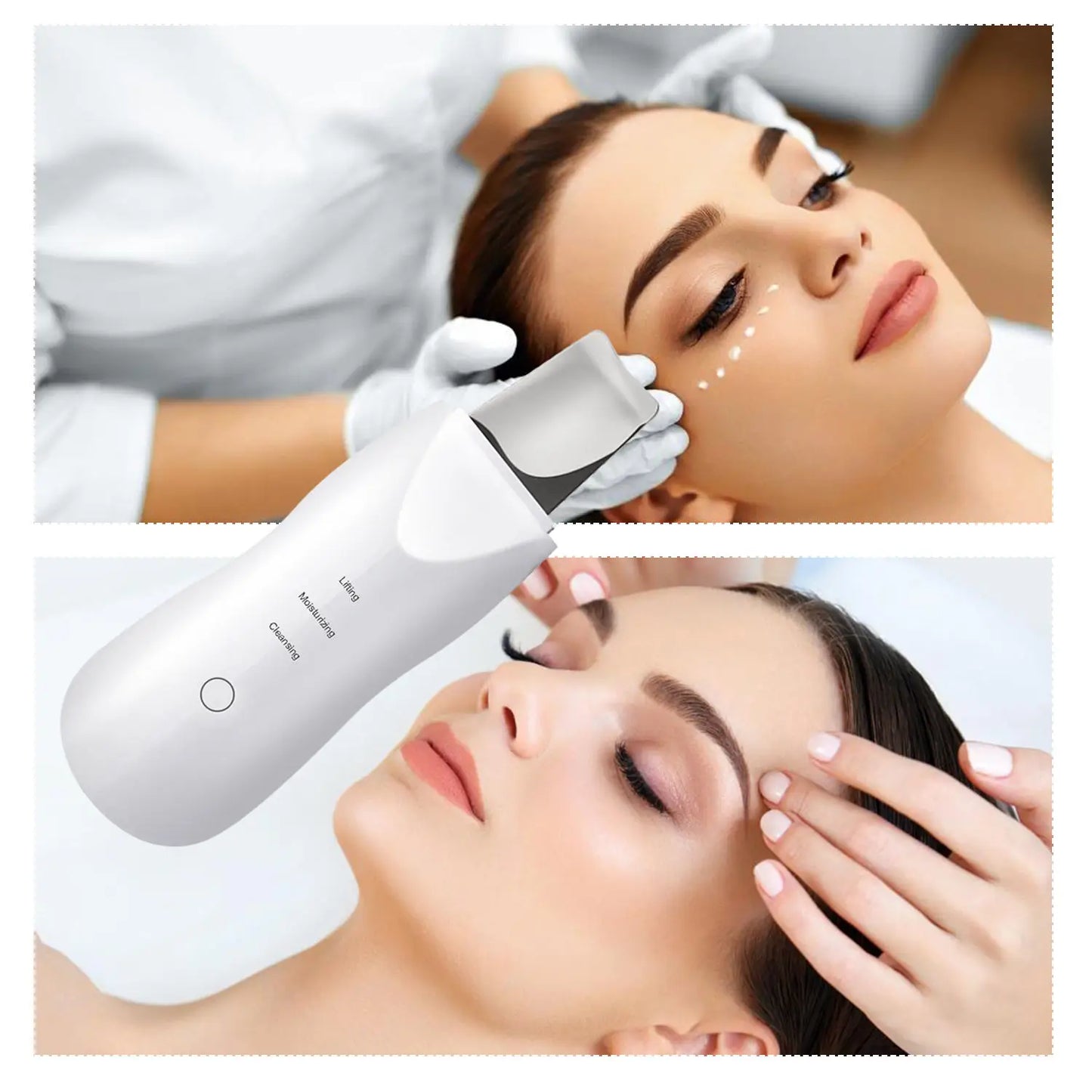 Ultrasonic Facial Skin Scrubber